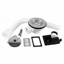 Bonde évier Grès Avec Trop Plein - NICOLL : 0204601