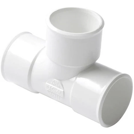 NICOLL Té Pied De Biche Ff 87°30 Ø32 Blanc