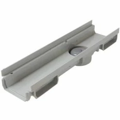 NICOLL Caniveau Bas 0,5m Siphon Douche Ø50 Largeur 130 Gris