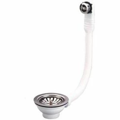 NICOLL Bonde évier à Panier Manuelle Ø114 + Trop-plein