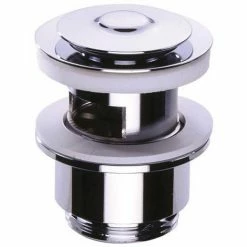 NICOLL Bonde Lavabo Laiton Automatique Rond Rentrant Cde à Main