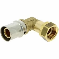 NICOLL Coude Multicouche à Sertir Ø20 Femelle Libre 15-21