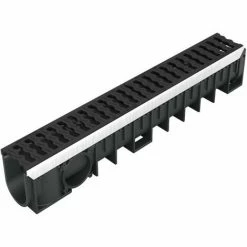 NICOLL Caniveau 1m Grille Fonte C250 Profondeur 2 Largeur 100