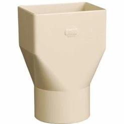 NICOLL Mamelon De Raccordement F Rectangle - M Cylindre Ø80 Sable