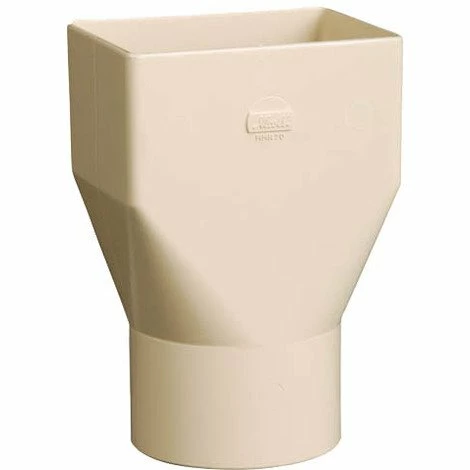 NICOLL Mamelon De Raccordement F Rectangle - M Cylindre Ø80 Sable