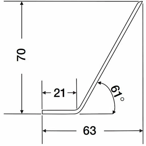 NICOLL Closoir PVC Anti-moineaux Brique En 1m â Image 2
