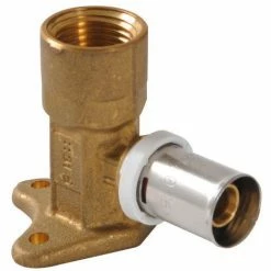 NICOLL Coude Applique Multicouche à Sertir Femelle Ø16-1/2