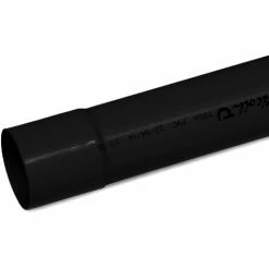 NICOLL Tube De Descente Ø80 En 3m Prémanchonné Noir