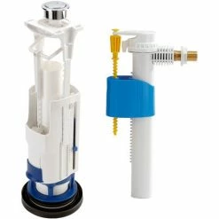 NICOLL Ensemble Mécanisme De Chasse 3V302 à étrier Double Débit + Flotteur 1700