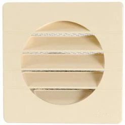 NICOLL Grille Extérieure Pour Tube PVC Ø100 Sable Moustiquaire