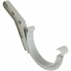 NICOLL Crochet Chevron Orientable Plastique 25 Gris