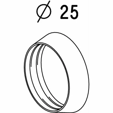 Joint Conique Pour Tube Diamètre 25 Mm (sachet De 2 Joints) NICOLL – Image 2