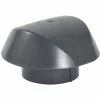 NICOLL Chapeau De Ventilation Sans Moustiquaire Ø125 Anthracite