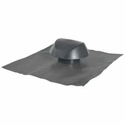 NICOLL Chapeau De Ventilation Avec Collerette D'étanchéité Ø125 Anthracite Atemax