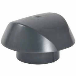 NICOLL Chapeau De Ventilation Sans Moustiquaire Ø160 Anthracite