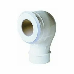 Coude WC 90 Dégré Mâle Diamètre 80 Excentrée NICOLL