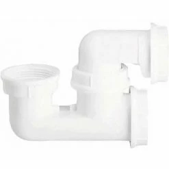 Siphon PVC Articulé Avec Bouchon Visite, 0203008 NICOLL