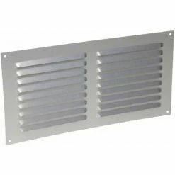Alu Anodise Gris Avec Moustiquaire Rectangulaire Horizontale 15X30 NICOLL