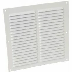 Alu Laque Blanc Avec Moustiquaire Carrée 10x10 NICOLL