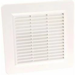 Applique PVC Avec Moustiquaire Carrée 246x246, Blanche NICOLL