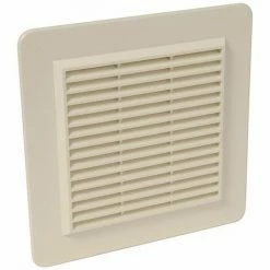 Applique PVC Avec Moustiquaire Carrée 246x246, Sable NICOLL