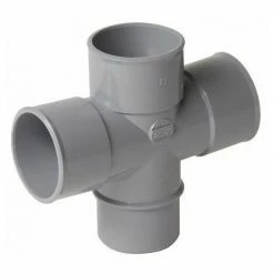 Croix PVC 87 Degré 30 (90 Degré) Mâle/Femelle, 32 NICOLL