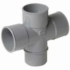 Croix PVC 87 Degré 30 (90 Degré) Mâle/Femelle, 80 NICOLL