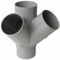 Croix D'angle PVC 45 Degré Mâle/Femelle, 75 NICOLL