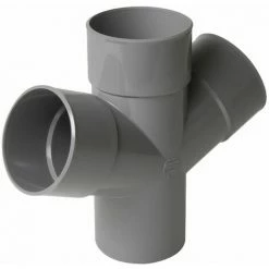 Croix PVC 67 Degré30 MF 100 NICOLL