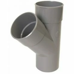 Té PVC 45 Degré Réduit MF 75/50/75 NICOLL