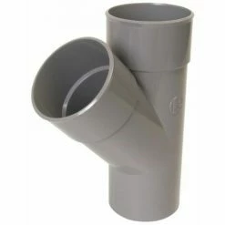 Té PVC 45 Degré Réduit MF 140/100/140 NICOLL