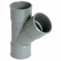 Té PVC 45 Degré Réduit FF 40/32/40 NICOLL