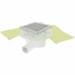 Siphon Docia Sicax Horizontal 15x15cm Pour Douche Carrelée - Nicoll