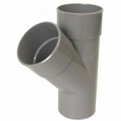 Té PVC 45 Degré Réduit MF 80/50/80 NICOLL