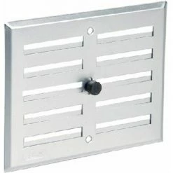 Alu Anodise Gris Avec Fermeture Rectangulaire 17x14 NICOLL