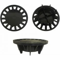 Grille Pour Siphon De Cours 250x250, Gris NICOLL