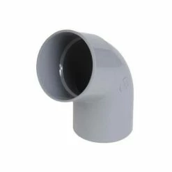 Coude PVC NICOLL - 67°30 - Diamètre 100 - Mâle-femelle - écoulement - 57079S