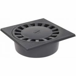 Siphon De Cour à Emboîture Incorporée Verticale M90 F80/100, Gris Foncé NICOLL