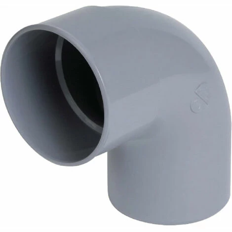 Coude 87�30 MF, PVC Gris - � 50 Mm, NICOLL, Ref. UCJ8 - Besoin D'Habitat
