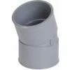 Coude Femelle-femelle 20�, PVC Gris - � 40 Mm, NICOLL, Ref.UCH22 - Besoin D'Habitat