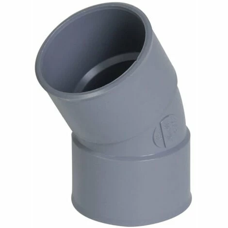 Coude Femelle-femelle 30�, PVC Gris - � 50 Mm, NICOLL, Ref. CJ33 - Besoin D'Habitat