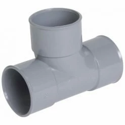 Te Pied De Biche Simple FF A 87�30, PVC Gris - � 32 Mm NICOLL, Ref. UTF188 - Besoin D'Habitat