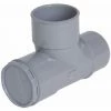 Te Pied De Biche Simple MF A 87�30 - PVC Gris - � 40 Mm NICOLL, Ref. UTH188MF - Besoin D'Habitat
