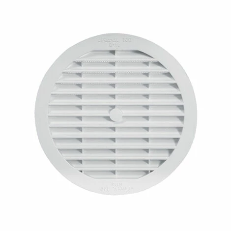 Grille Classique Ronde à Visser - Diam Ext : 174 Mm - Moustiquaire : Oui - Diam Int : 150 Mm - NICOLL