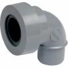 Adaptateur PVC Gris Coudé 87°30 - Ø 40 Mm - Simple Emboîture - Nicoll