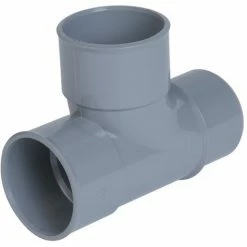 NICOLL Té PVC Vidange Pied Biche 87¢30 MF 40x32x40