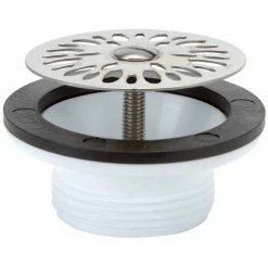 NICOLL Bonde Lavabo PVC Avec Grille Inox Ø55