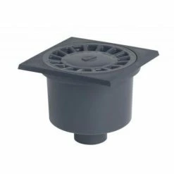 NICOLL Siphon De Cour à Grande Garde Deau 150x150 Sortie MF50/40