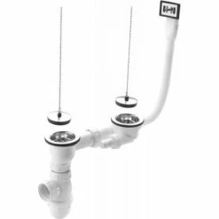 NICOLL Vidage évier Grès Complet Avec Trop Plein