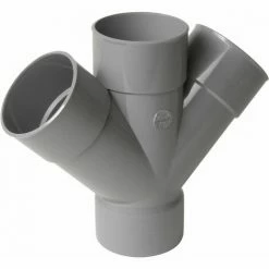 Croix PVC 45 Degré FF 63 NICOLL